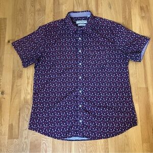 Nick Graham Everywhere Stretch Performance Floral Short Sleeve Shirt